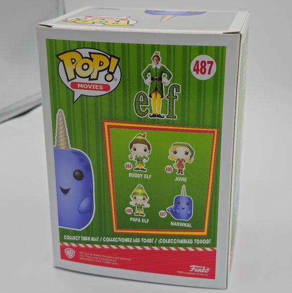 Funko POP! Elf Narwhal #487 Toys R Us Exclusive Vinyl Figure - Picture 4 of 6